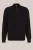 WE Fashion – Heren regular fit trui met quarter-zip – Regular fit – Zwart – Katoen –