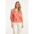 Smashed Lemon 25008 gestreepte v-hals satijn top |