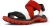 CAMPER Sandalen met riem ‘Drift Trail’  robijnrood / zwart / wit