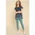 White Stuff Carrie Tunic Navy Printed