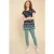 White Stuff Carrie Tunic Navy Printed