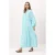 Trendyol Modest Dames Groen Etnisch patroon Maxi Lang Casual A-lijn Modest Jurken