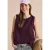 Linnen blouse met knoopdetails