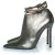 Bottega Veneta metallic leren enkellaarsjes