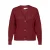 ONLY CARMAKOMA rechtvallend gebreide vest Plus Size – donkerrood