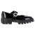 Stuart Weitzman Nolita Platform Mary Janes in Zwart Glanzend Leer