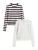 Next Functioneel shirt  donkerbruin / rosa / natuurwit