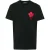 Dsquared2 Klein T-shirt Met Druipend Esdoornbladlogo, Zwart