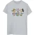 Disney Dames/Dames Mickey Mouse And Friends Gezichten Katoenen Vriendje T-shirt (Sportgrijs)