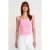 Geribbelde Mouwloze Slim Fit Blouse