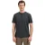 No Excess T-shirt granddad half button melang dark steel