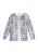 usha FESTIVAL Blouse  nude / royal blue/koningsblauw / cranberry / wit