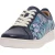Fit Flop Dames Jim Thompson Leren Sneakers (Blauw)