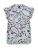 VERO MODA Blouse ‘VMNELLIE CARLA’  chocoladebruin / lavendel / wit