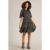 White Stuff Erin Metallic Dress Black Multi