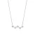 Luxenter Sterling Zilver 925 Ketting met Rhodium Plated Briljant Zirkonia – Rani