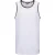 Everlast Unisex Volwassenen Crewneck Reguliere Mouwloze Tanktop (Wit/Zwart)