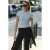 Kort T-shirt met ronde hals