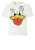 LOGOSHIRT Shirt ‘Donald Duck’  geel / oranje / zwart / wit