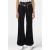 Michael Kors Flared Denim Jeans With Chain Belt In Black