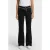 Michael Kors Flared Denim Jeans With Chain Belt In Black