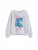 Desigual Sweatshirt ‘Stitch™’  blauw / grijs / zalm roze / pink