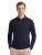 Navy poloshirt Boss Green Piro 3 knoops luxury cotton