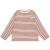 Tumble ’n Dry gestreepte longsleeve met borduursels – donkerrood
