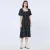 Vierkante halslijn Liberty print jurk