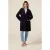 Oltre Scuba Fabric Coat Black