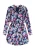 IZIA Blousejurk  marine / lichtblauw / pink / offwhite