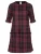 Ana Alcazar Jurk ‘Abaty’  bordeaux / zwart
