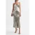 Reiss Keeley-metallic Dress Silver