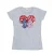 Disney Dames/Dames Lilo & Stitch Hartjes Katoenen T-Shirt (Sportgrijs)