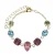 Otazu gold plated armband met Swarovski kristallen Cally goudkleurig/multi