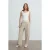 Geribbelde Crop Cami Blouse
