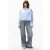 Catwalk Junkie Open Shoulder Blouse Cornflower Blue