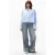 Catwalk Junkie Open Shoulder Blouse Cornflower Blue