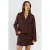 Spooq the label cropped blazer – donkerbruin