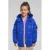 Coolcat gecoate pufferjas met C logo Jessy blauw