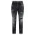 Dsquared2 Skater Jean Paint Splatter Jeans met zwarte wassing
