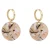 Club Manhattan oorbellen Aria Tortoise beige