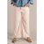 Yest Curve bootcut high waist broek lichtroze
