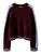NAME IT Trui  lichtblauw / wijnrood