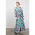 DIDI Dress Melody In Granite Green With Floral Medley Print.