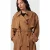 AllSaints Linnie Trench Caramel Cafe Brown