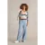 White Stuff Nelly Stripe Ls Tee Natural Multi