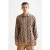 Scotch & Soda Structured Printed Shirt Ditsy Leaf Stripe