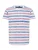 !Solid Shirt ‘Tet’  blauw gemêleerd / rood gemêleerd / wit