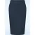 Klassieke pencil rok in marineblauw